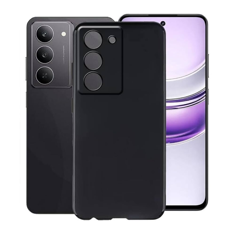 Xiaomi Redmi 15 5G Matt TPU dėklas – juodas Xiaomi Redmi 15 5G Matt TPU dėklas – juodas