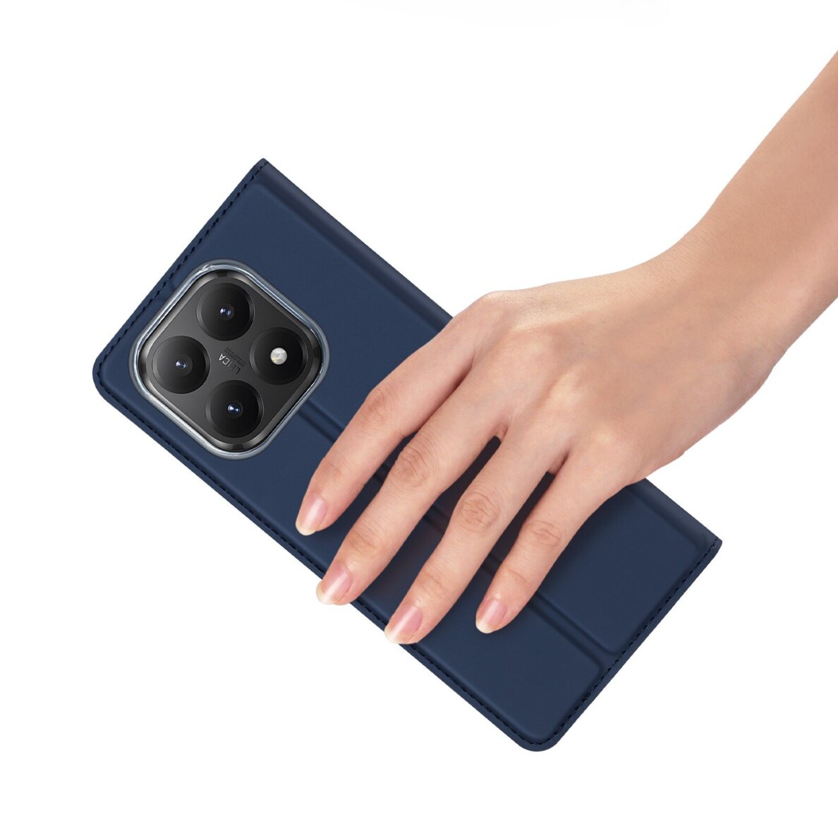 Xiaomi 15T atverčiamas dėklas Dux Ducis Skin Pro tamsiai mėlynas 3 Xiaomi 15T atverčiamas dėklas Dux Ducis Skin Pro tamsiai mėlynas 3