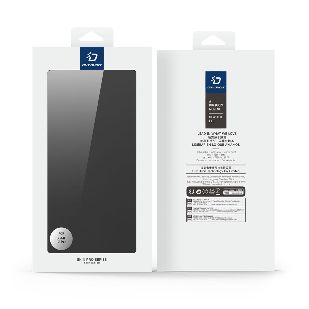 Xiaomi 15T Pro atverčiamas dėklas Dux Ducis Skin Pro juodas 2