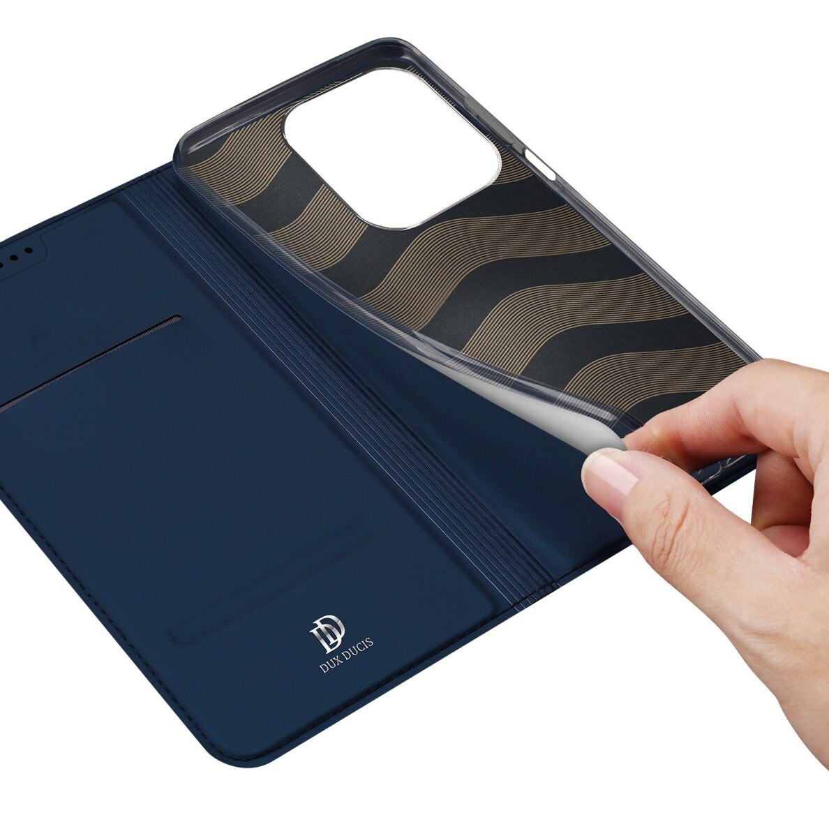 Xiaomi Redmi 15C 4G atverčiamas dėklas Dux Ducis Skin Pro tamsiai mėlynas 2 Xiaomi Redmi 15C 4G atverčiamas dėklas Dux Ducis Skin Pro tamsiai mėlynas 2