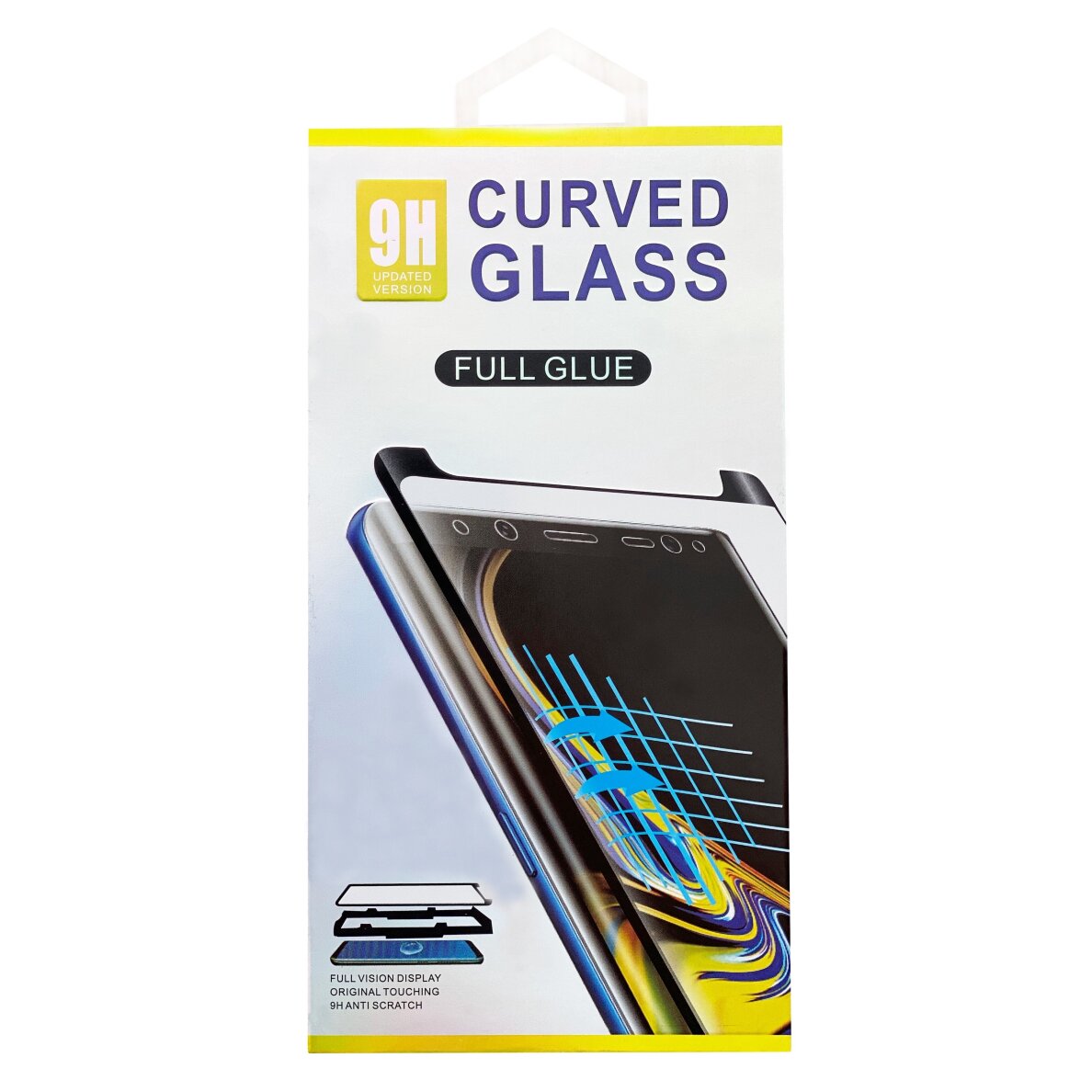 Xiaomi Redmi Note 14 Pro 4G LCD apsauginis stikliukas 9D Curved Full Glue – juodas