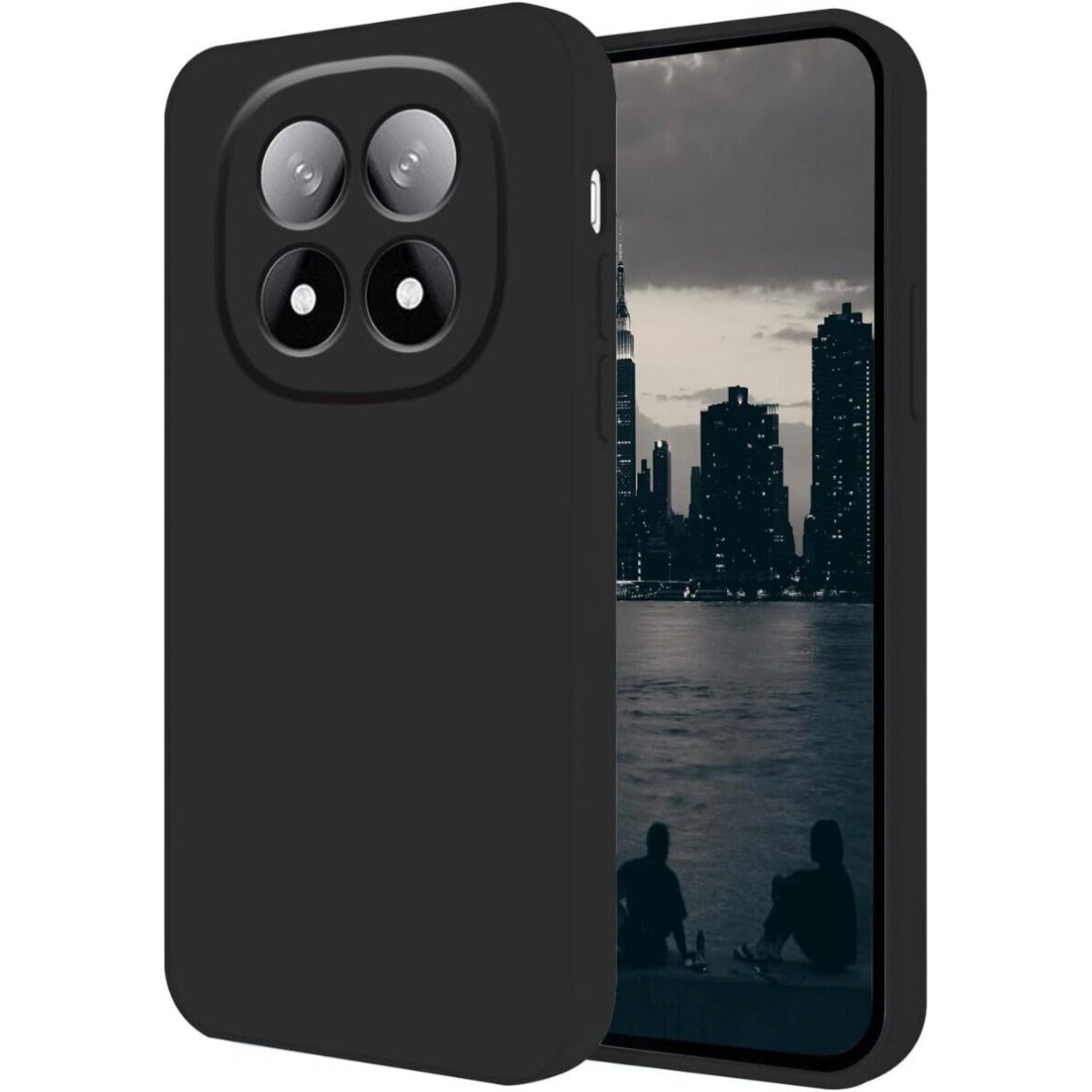 Xiaomi Redmi Note 14 Pro 4G – Liquid Silicone 1.5mm dėklas - Juodas Xiaomi Redmi Note 14 Pro 4G – Liquid Silicone 1.5mm dėklas - Juodas