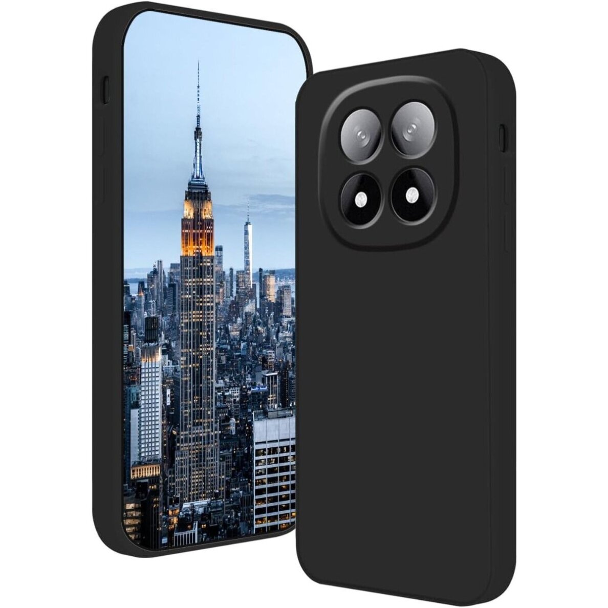 Xiaomi Redmi Note 15 5G Liquid Silicone 1,5 mm dėklas – juodas Xiaomi Redmi Note 15 5G Liquid Silicone 1,5 mm dėklas – juodas