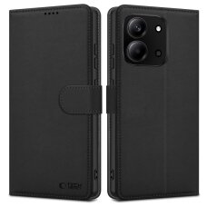 Xiaomi Redmi 15C 4G Tech-Protect Wallet dėklas – juodas Xiaomi Redmi 15C 4G Tech-Protect Wallet dėklas – juodas