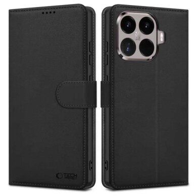 Xiaomi 15T Pro Tech-Protect Wallet dėklas – juodas Xiaomi 15T Pro Tech-Protect Wallet dėklas – juodas