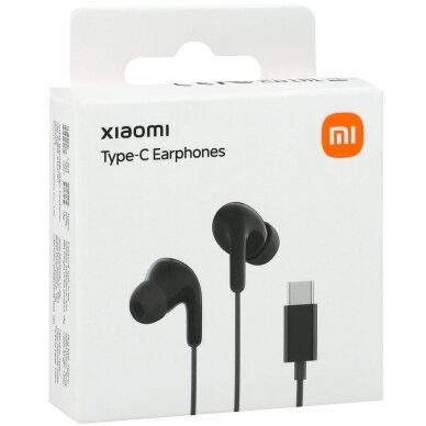 Laidinės ausinės Xiaomi BHR8930GL USB-C su valdymo pultu – juodos 8 Laidinės ausinės Xiaomi BHR8930GL USB-C su valdymo pultu – juodos 8