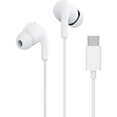 Laidinės ausinės Xiaomi BHR8931GL USB-C su valdymo pultu – baltos 1 Laidinės ausinės Xiaomi BHR8931GL USB-C su valdymo pultu – baltos 1