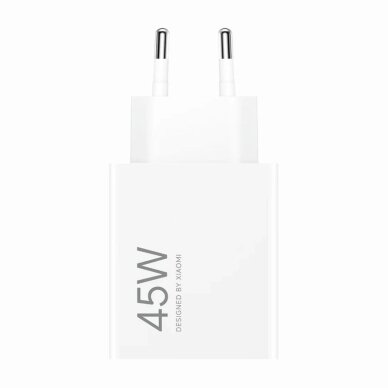 Sieninis įkroviklis Xiaomi MDY-17-EF 45W USB-A – baltas 4 Sieninis įkroviklis Xiaomi MDY-17-EF 45W USB-A – baltas 4