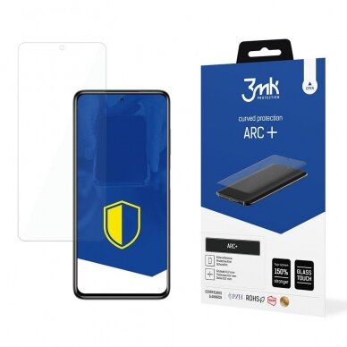 Ekrano apsauga 3mk ARC+ Xiaomi POCO F3 5G Ekrano apsauga 3mk ARC+ Xiaomi POCO F3 5G