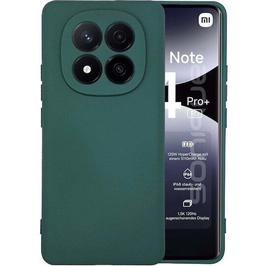 Xiaomi Redmi Note 14 Pro Plus 5G – Soft silicone by X-level dėklas - Tamsiai žalias Xiaomi Redmi Note 14 Pro Plus 5G – Soft silicone by X-level dėklas - Tamsiai žalias