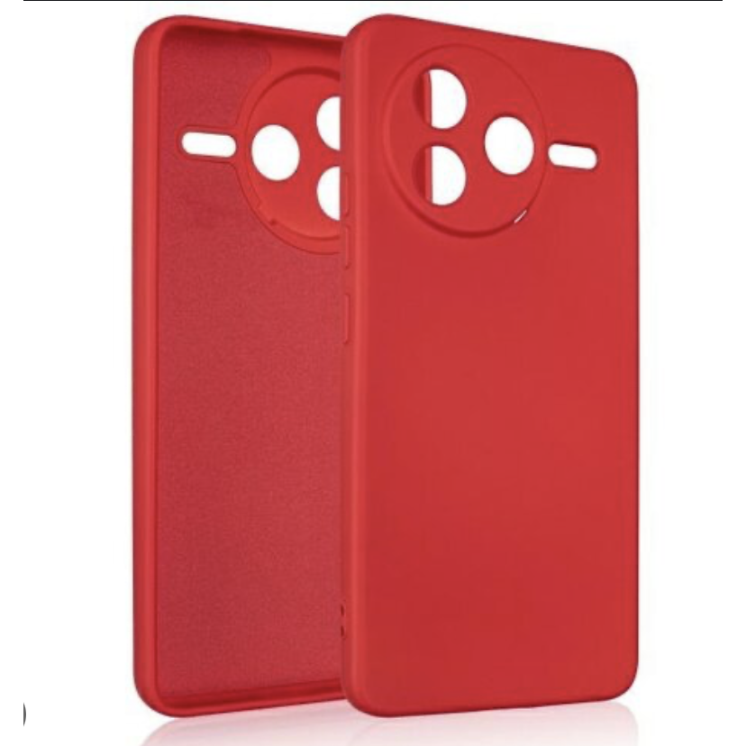 Xiaomi Poco F7 Ultra Liquid Silicone 1.5mm dėklas - raudonas