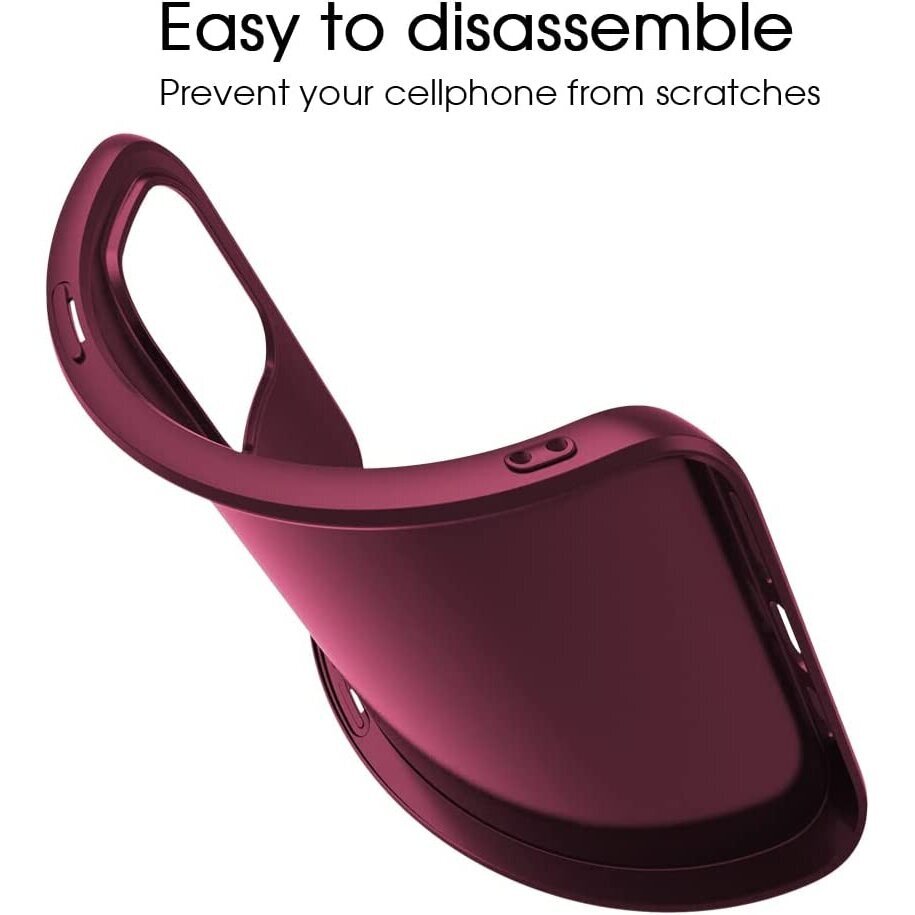 Xiaomi Redmi 15C 4G X-Level Slim Guard dėklas – tamsiai raudonas 1