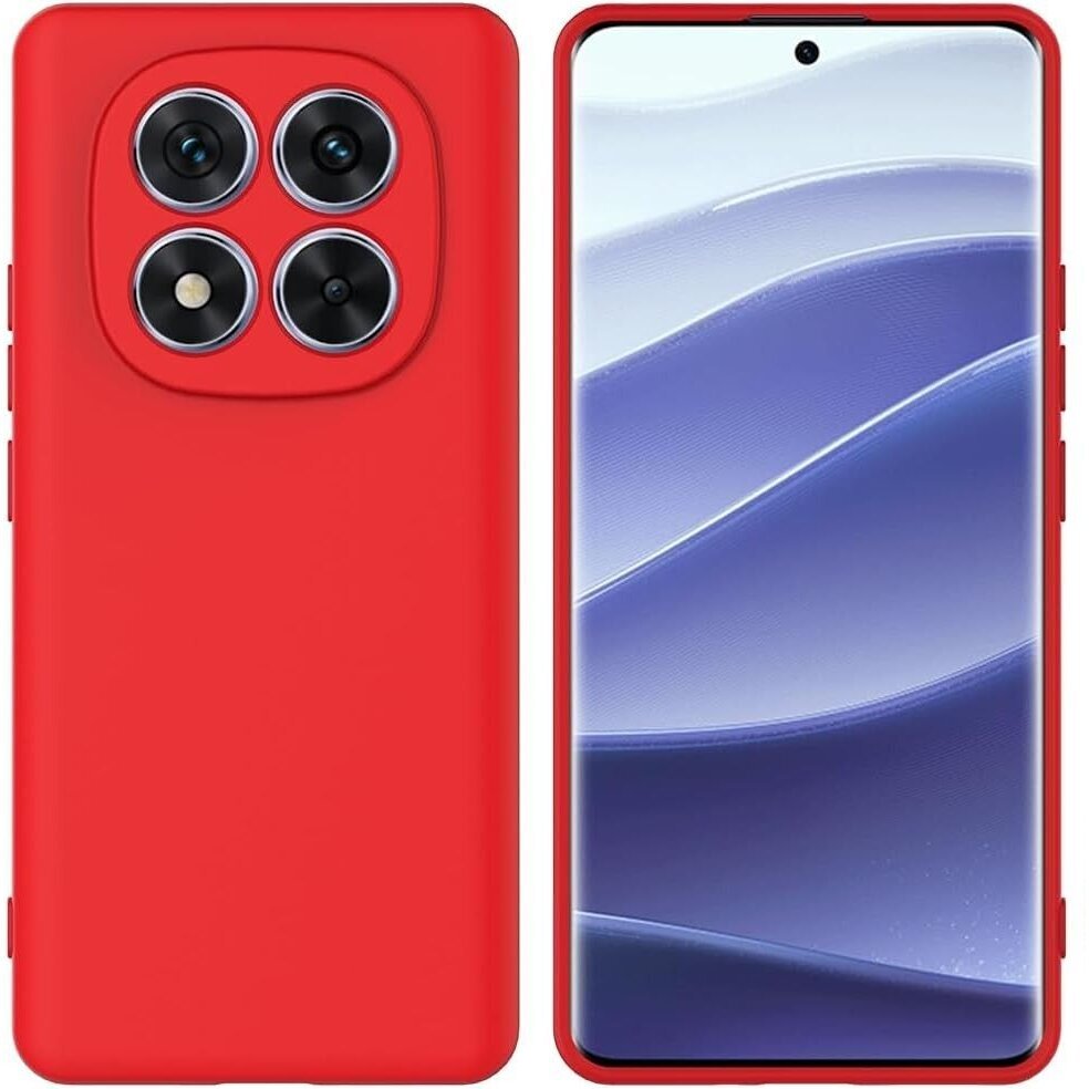 Xiaomi Redmi Note 15 Pro 5G Liquid Silicone 1,5 mm dėklas – raudonas