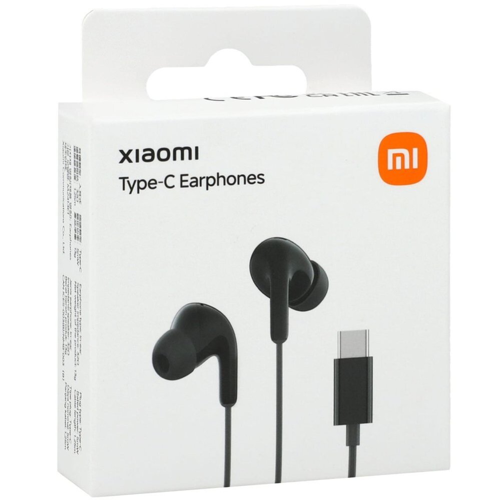 Laidinės ausinės Xiaomi BHR8930GL USB-C su valdymo pultu – juodos 8 Laidinės ausinės Xiaomi BHR8930GL USB-C su valdymo pultu – juodos 8