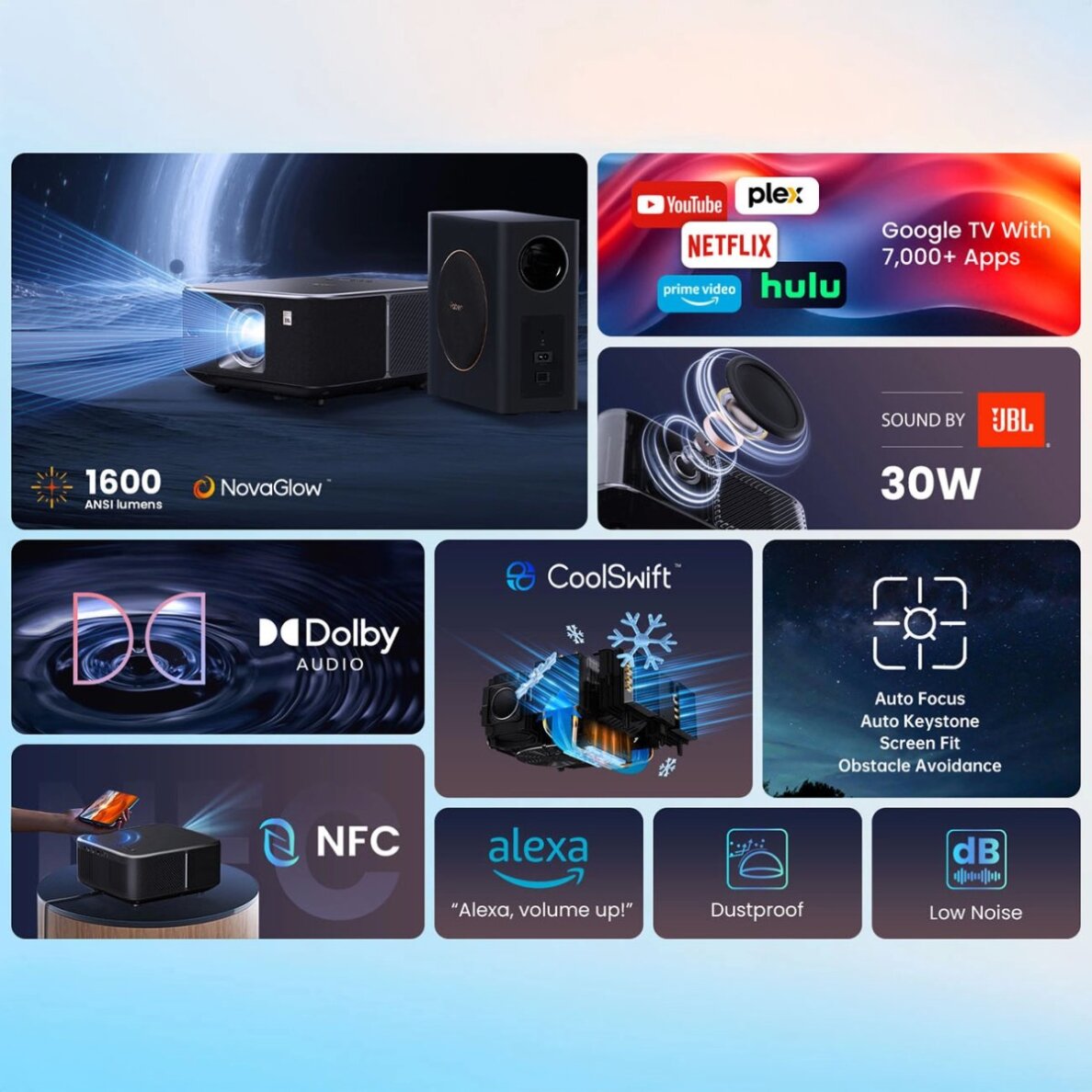 Projektorius Yaber K3 Pro LCD FullHD 1080p su JBL garsiakalbiais ir žemų dažnių garsiakalbiu – juodas 28 Projektorius Yaber K3 Pro LCD FullHD 1080p su JBL garsiakalbiais ir žemų dažnių garsiakalbiu – juodas 28