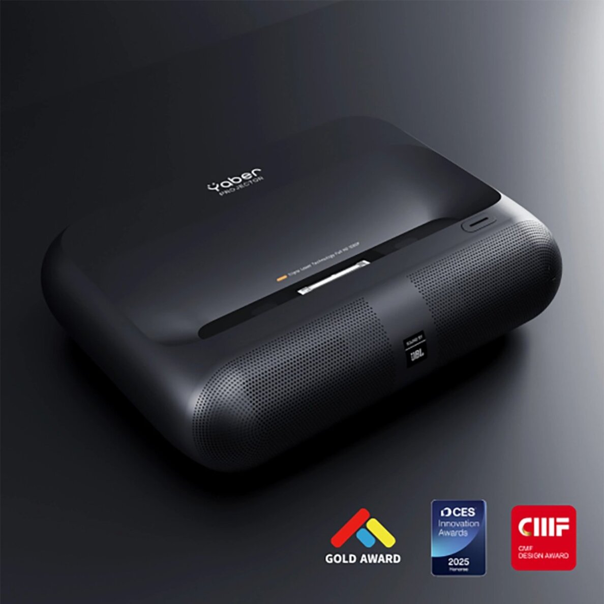 Projektorius Yaber K300s Multimedia Laser RGB FullHD 1080p su JBL garsiakalbiais – juodas 10