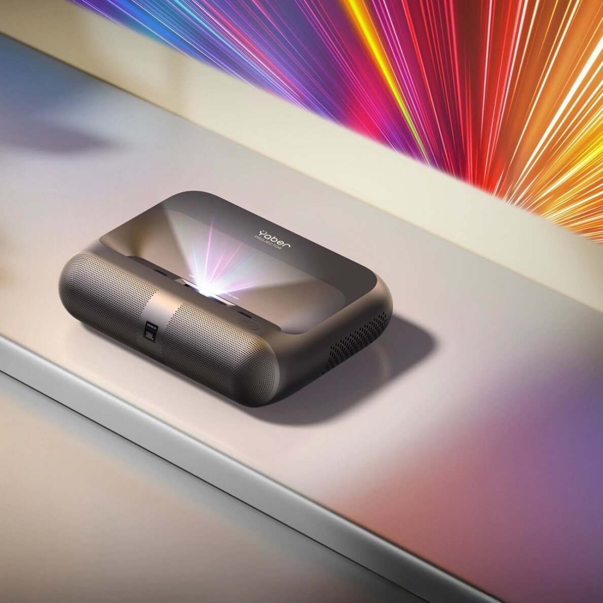 Projektorius Yaber K300s Multimedia Laser RGB FullHD 1080p su JBL garsiakalbiais – juodas 16