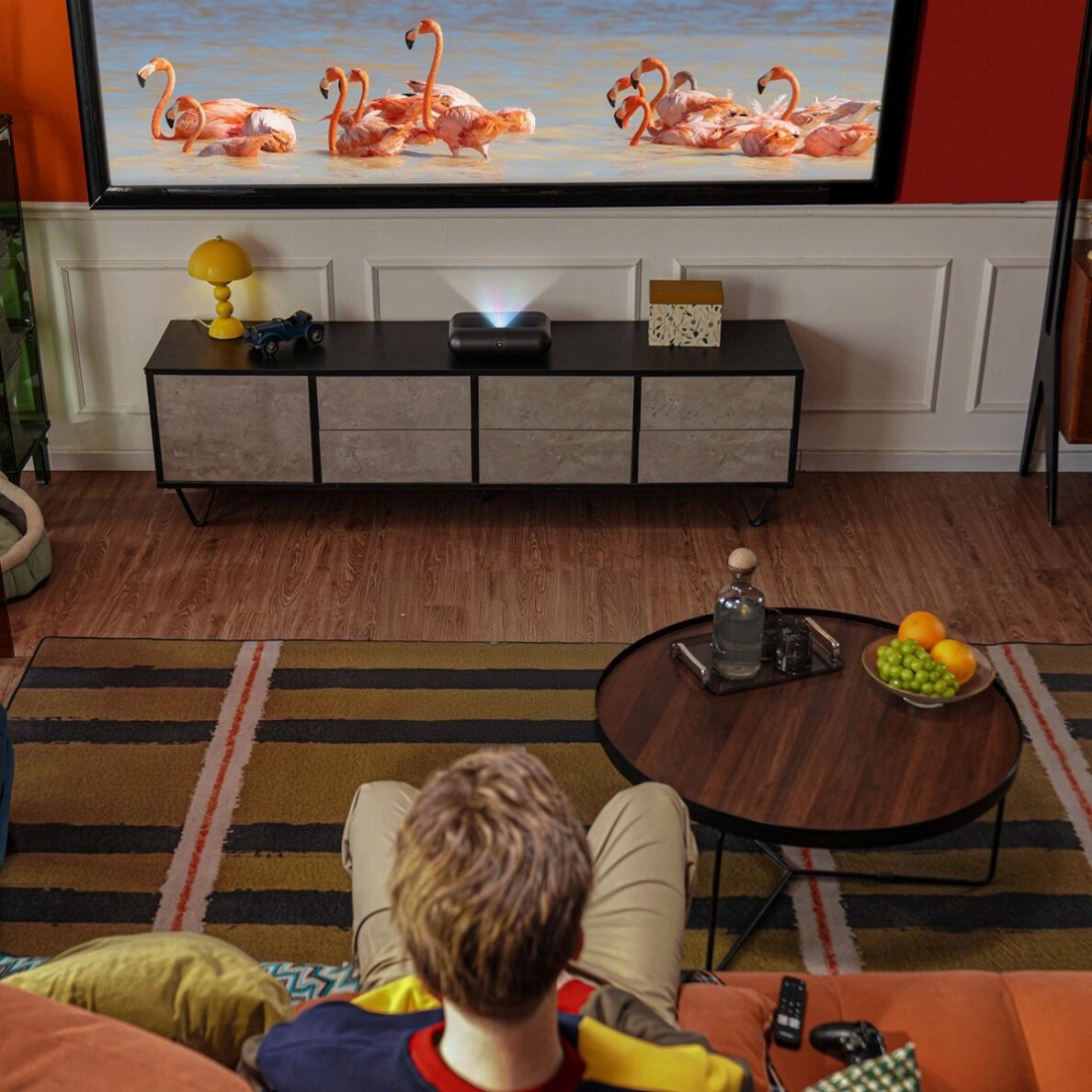 Projektorius Yaber K300s Multimedia Laser RGB FullHD 1080p su JBL garsiakalbiais – juodas 18