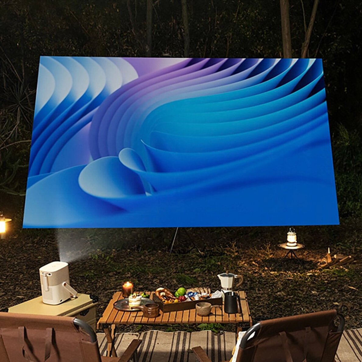 Projektorius Yaber T2 Plus LCD FullHD 1080p su JBL garsiakalbiais – smėlinis 25 Projektorius Yaber T2 Plus LCD FullHD 1080p su JBL garsiakalbiais – smėlinis 25