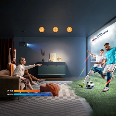 Projektorius Yaber K2s Pro LCD FullHD 1080p su JBL garsiakalbiais ir žemų dažnių garsiakalbiu – juodas 9 Projektorius Yaber K2s Pro LCD FullHD 1080p su JBL garsiakalbiais ir žemų dažnių garsiakalbiu – juodas 9