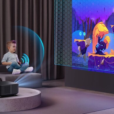 Projektorius Yaber K3 Pro LCD FullHD 1080p su JBL garsiakalbiais ir žemų dažnių garsiakalbiu – juodas 12 Projektorius Yaber K3 Pro LCD FullHD 1080p su JBL garsiakalbiais ir žemų dažnių garsiakalbiu – juodas 12