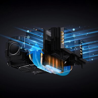 Projektorius Yaber K3 Pro LCD FullHD 1080p su JBL garsiakalbiais ir žemų dažnių garsiakalbiu – juodas 17