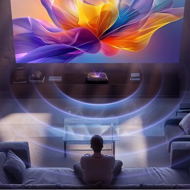 Projektorius Yaber K300s Multimedia Laser RGB FullHD 1080p su JBL garsiakalbiais – juodas 23