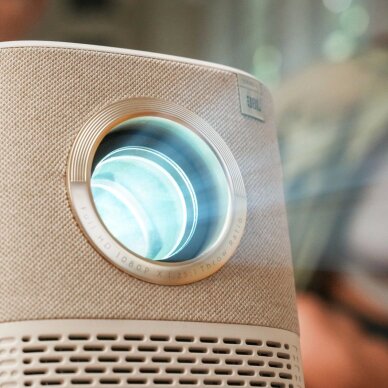Projektorius Yaber T2 Plus LCD FullHD 1080p su JBL garsiakalbiais – smėlinis 13