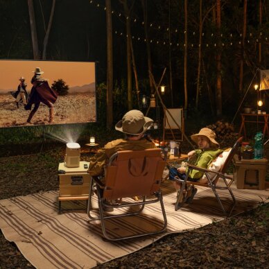 Projektorius Yaber T2 Plus LCD FullHD 1080p su JBL garsiakalbiais – smėlinis 23