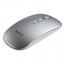 [Užsakomoji prekė] Pelė Yesido - Wireless Mouse (KB15) - 800/1200/1600DPI, 2.4G Connection - Sidabrinė