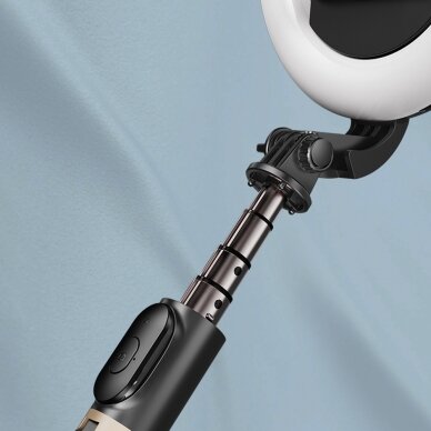 [Užsakomoji prekė] Yesido - Selfie Stick (SF12) - Stable, with Ring Light, Tripod, Remote Controller, 360° Rotation, 120mAh - Juoda 8