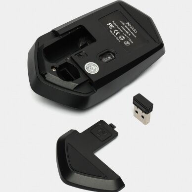[Užsakomoji prekė] Pelė Yesido - Wireless Mouse (KB16) - 2.4G Connection, 1600DPI, Low Noise - Juoda 3