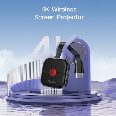 [Užsakomoji prekė] Yesido - Wireless Screen Display Receiver TV10 5G - High-Definition,  HDMI - Juoda 6