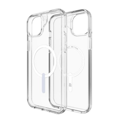 ZAGG Crystal Palace Snap MagSafe Dėklas skirtas iPhone 14 Plus / 15 Plus - Permatomas 1