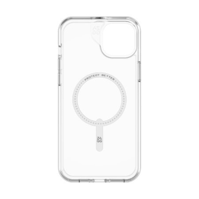 ZAGG Crystal Palace Snap MagSafe Dėklas skirtas iPhone 14 Plus / 15 Plus - Permatomas