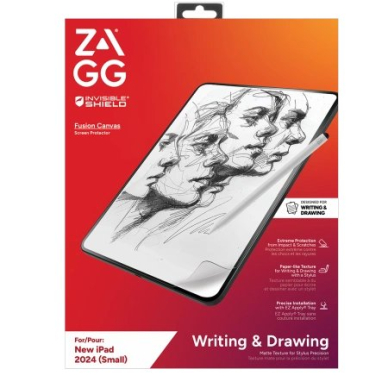 iPad Pro 11 2024 ZAGG InvisibleShield Fusion Canvas antibakterinė apsauginė plėvelė imituojanti popierių