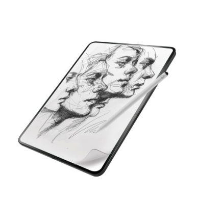 iPad Pro 13 2024 ZAGG InvisibleShield Fusion Canvas antibakterinė apsauginė plėvelė imituojanti popierių 1