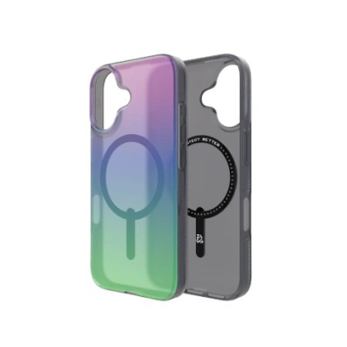 ZAGG Milan Snap Dėklas MagSafe iPhone 16 - Žalias/Violetnis 2 ZAGG Milan Snap Dėklas MagSafe iPhone 16 - Žalias/Violetnis 2