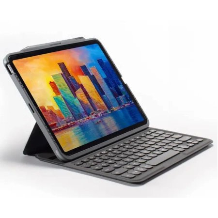iPad 12.9" Pro 3 / 4 / 5 / 6 – ZAGG Keyboard Pro Keys dėklas - Grafito iPad 12.9" Pro 3 / 4 / 5 / 6 – ZAGG Keyboard Pro Keys dėklas - Grafito